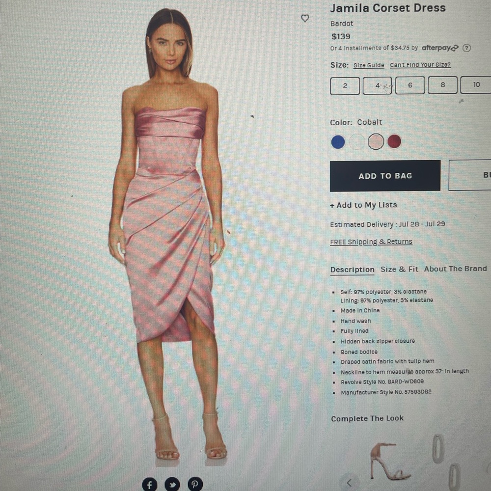 Revolve Cocktail Dress